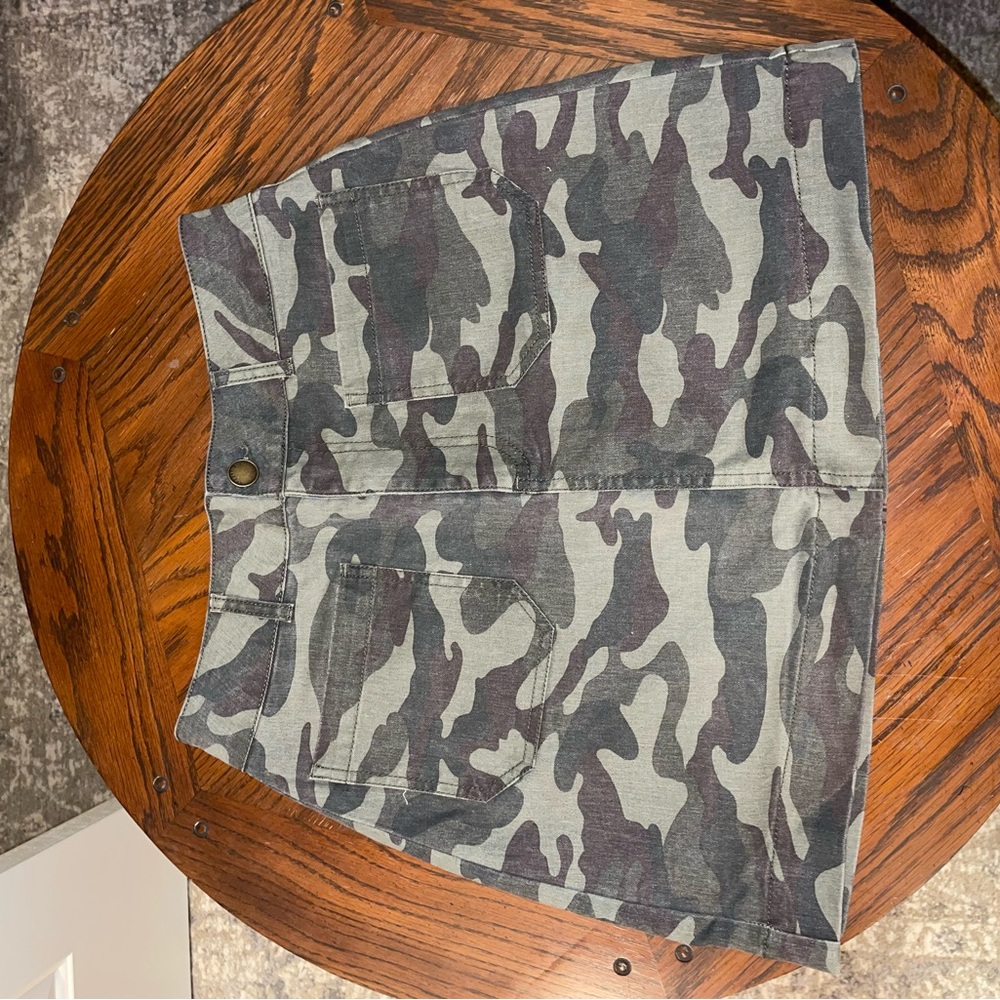 Camouflage woman’s skirt